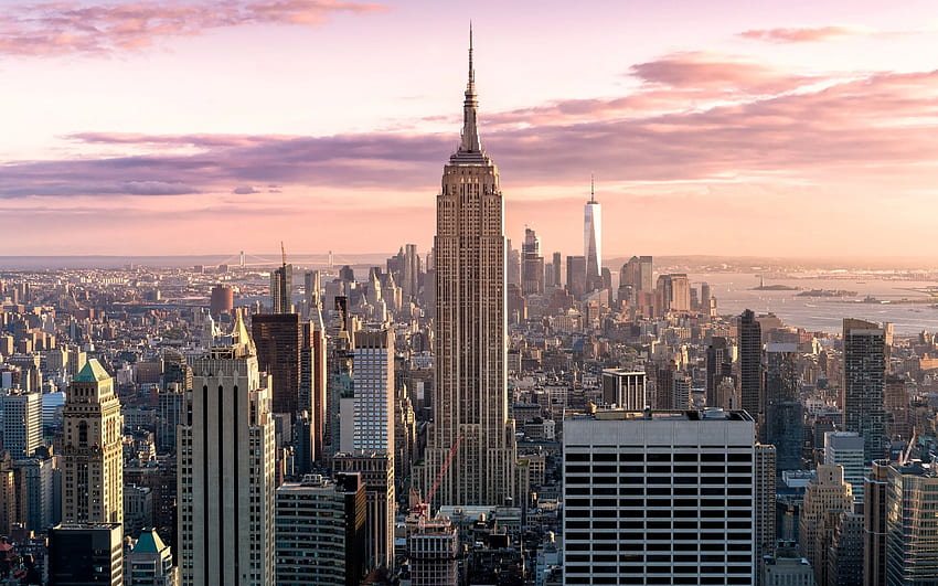 Usa, Manhattan, Skyscrapers, Top View, USA City HD wallpaper | Pxfuel