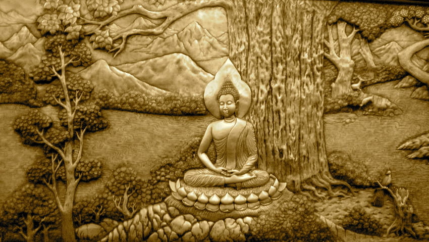Buddha 3D Painting HD wallpaper