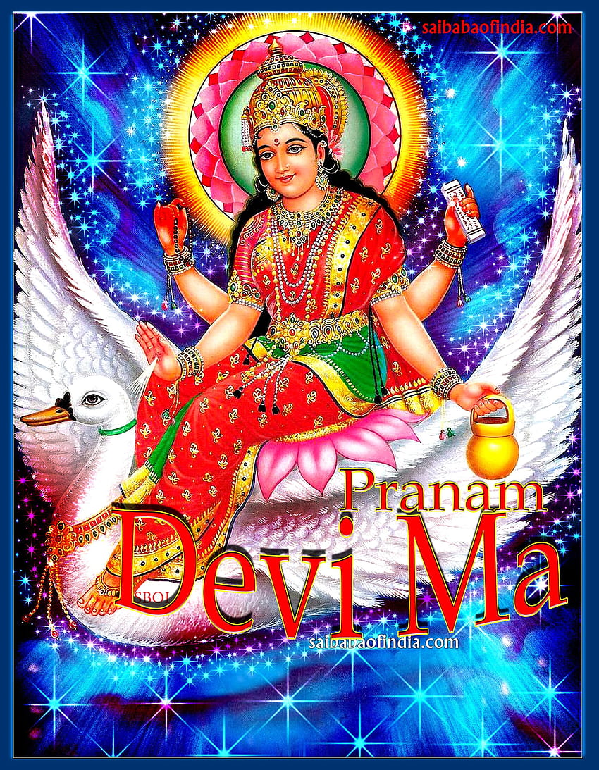 Devi Ma Pranam Jai Mata Di Navratri - Brahmani Mata - - teahub.io HD phone wallpaper
