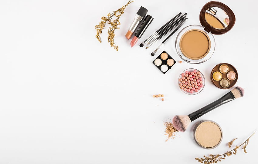 Make-up, Schatten, Kosmetik, Rouge, Pinsel, Puder, Make-up-Produkte HD-Hintergrundbild