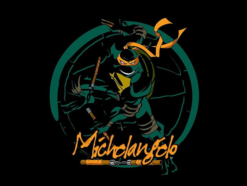 Tmnt michelangelo, Teenage Mutant Ninja Turtles Michelangelo Tapeta HD