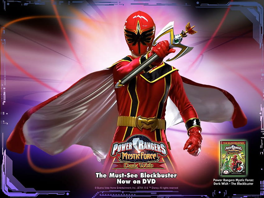 Red ranger - Power Ranger, Power Rangers Mystic Force Wallpaper HD