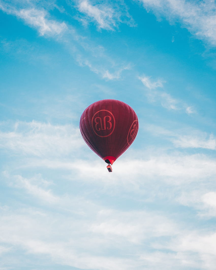 Sky, Clouds, , , Flight, Balloon HD phone wallpaper
