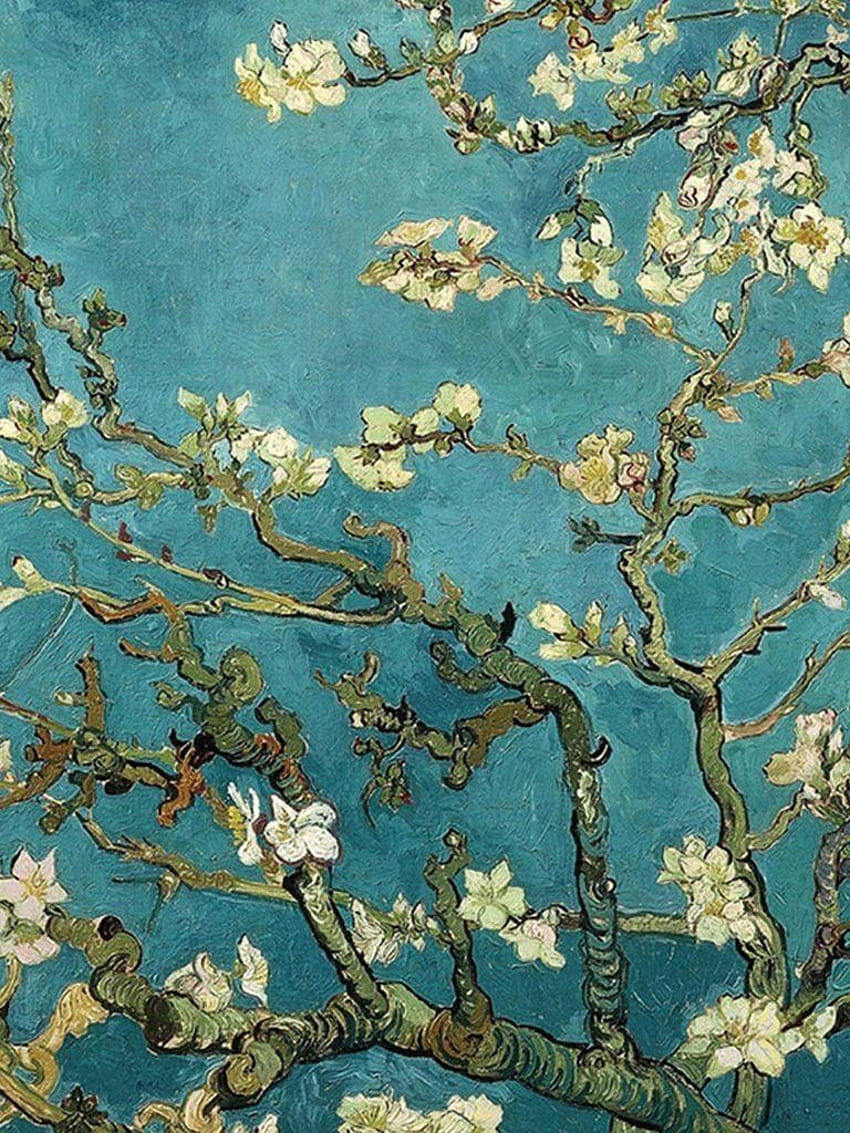 ใหม่ Van Gogh Almond Blossoms FULL 1920×1080 สำหรับพีซี วอลล์เปเปอร์โทรศัพท์ HD