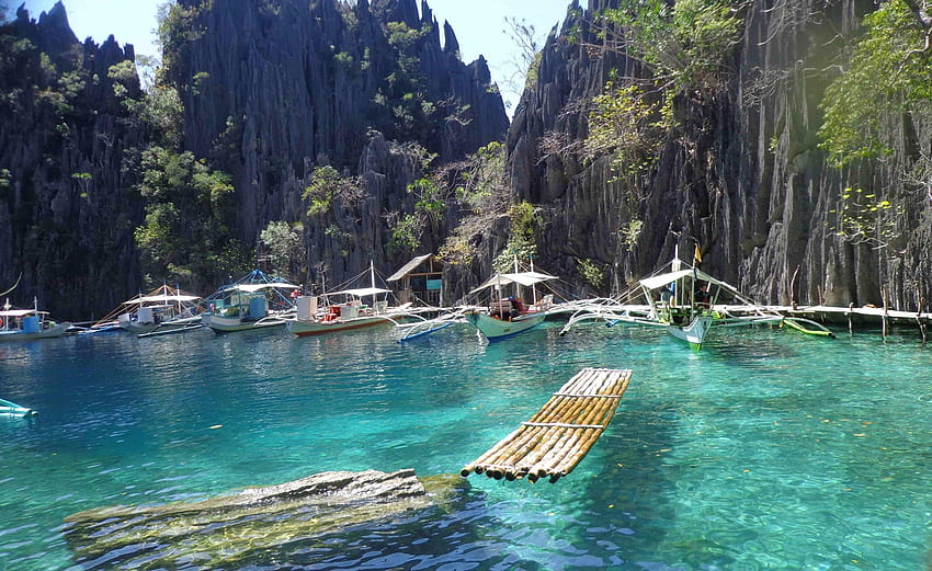 Филипини - туристическо място Coron Palawan HD тапет