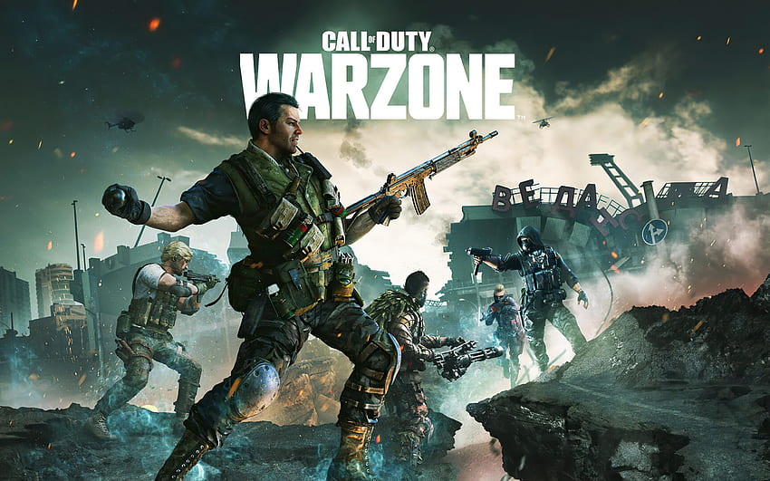 Call of Duty Warzone, poster, materiale promozionale, nuovi giochi, personaggi di Call of Duty, poster di Call of Duty Sfondo HD