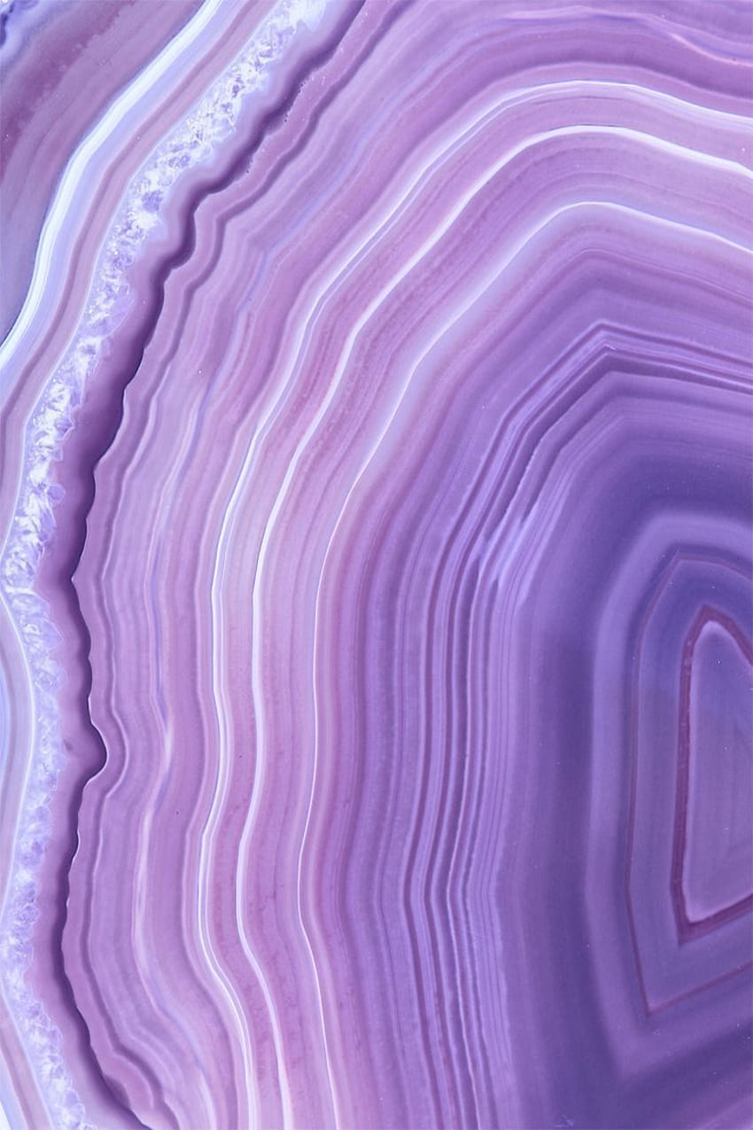 Ágata e Mármores. Roxo, estética lavanda, mármore roxo, cor lilás Papel de parede de celular HD