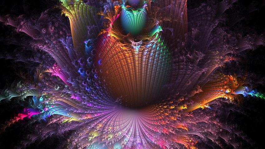 Saurer Hintergrund. LSD-Trip HD-Hintergrundbild
