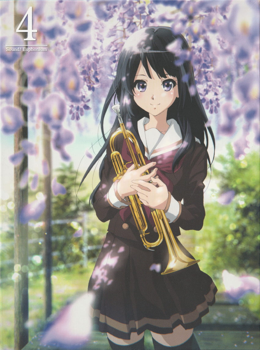 Kousaka Reina - Hibike! Euphonium, trompette d'anime Fond d'écran de téléphone HD