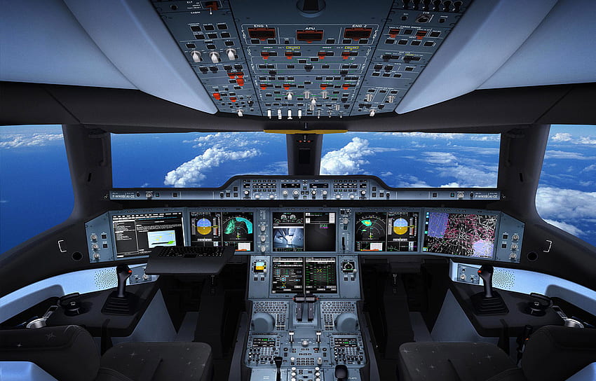 모바일 및 태블릿용 Airbus A350 []. 에어버스 A350을 살펴보세요. 에어버스 A350, A350, 에어버스, A350 조종석 HD 월페이퍼