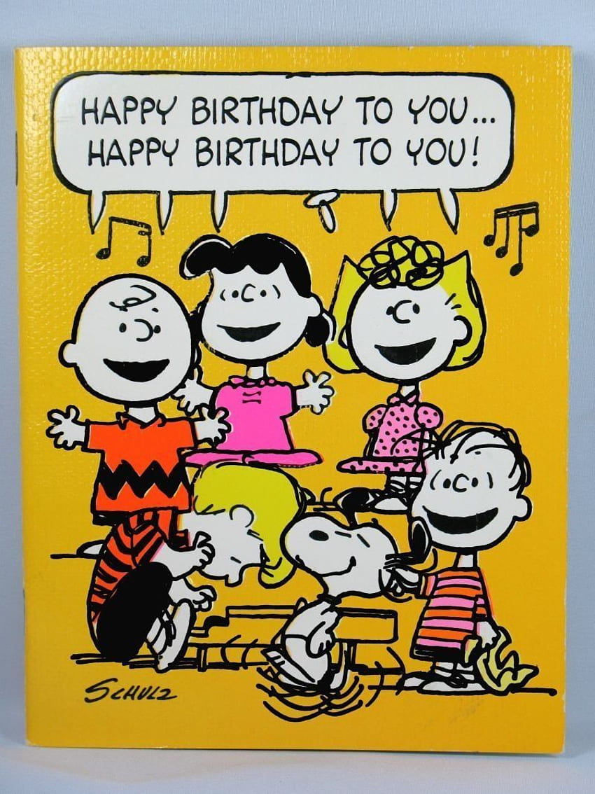 Verjaardag. Anniversaire snoopy, anniversaire, Snoopy, Charlie Brown Birtay HD phone wallpaper