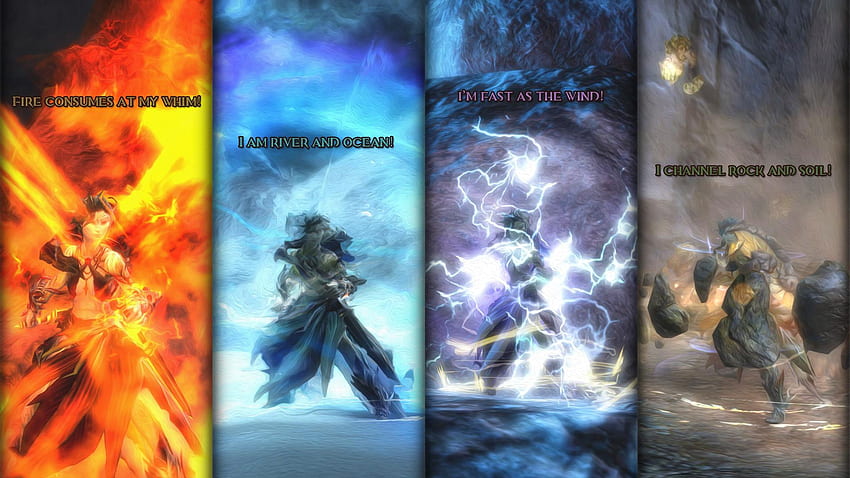 The Elements are at my Control - Elementalist : Guildwars2, Air Dragons HD wallpaper