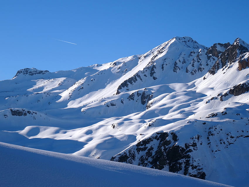 Nature, Sky, Mountains, Snow, Vertex, Alps, Tops HD wallpaper