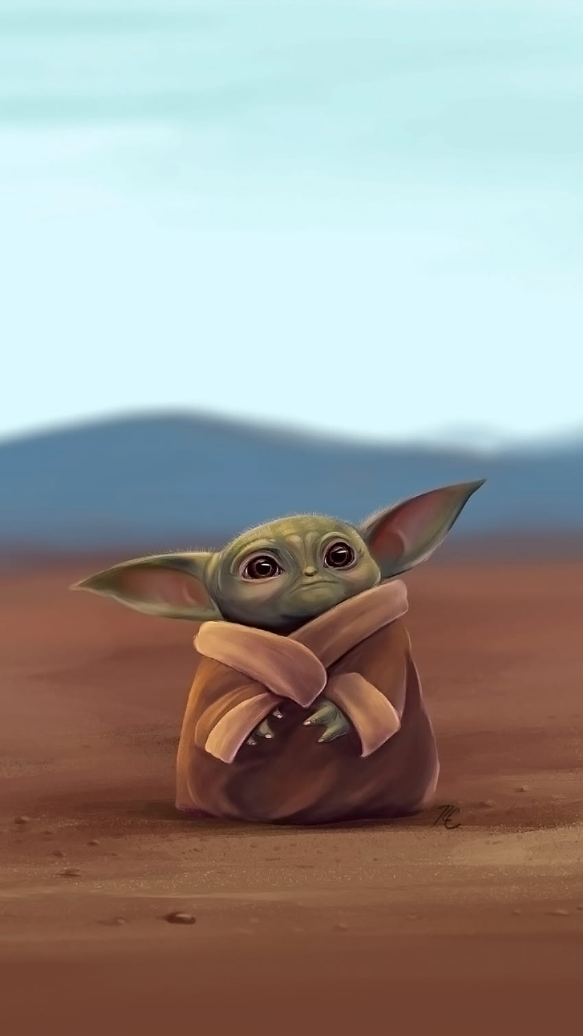 The child Baby Yoda phone collection. Cool, Funny Baby Yoda HD phone wallpaper