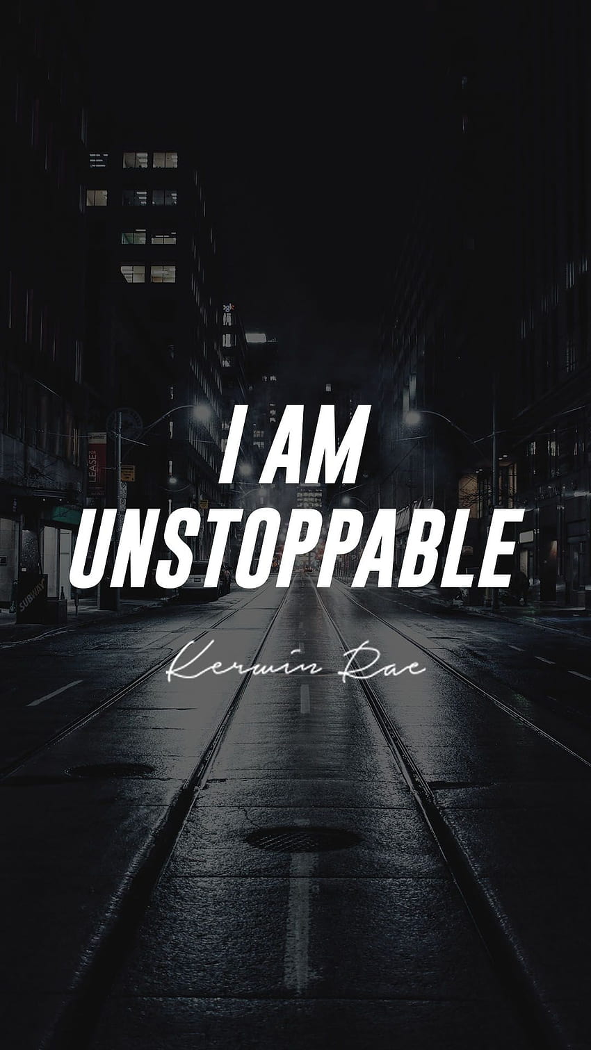 I am unstoppable - Kerwin Rae. Instagram , and video, Instagram HD phone wallpaper
