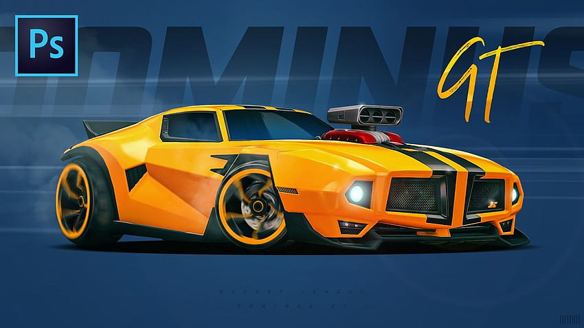 Making of Dominus GT - hop Time Lapse Tutorial - Rocket League, Cool Rocket League papel de parede HD