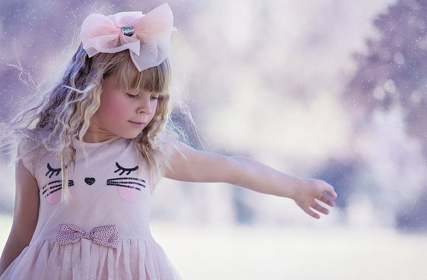 little girl, winter, childhood, blonde, fair, nice, snow, adorable, bonny, sweet, Belle, white, Hair, girl, Standing, comely, sightly, pretty, face, lovely, pure, child, graphy, cute, baby, , Nexus, beauty, kid, beautiful, people, little, pink, princess, dainty HD wallpaper