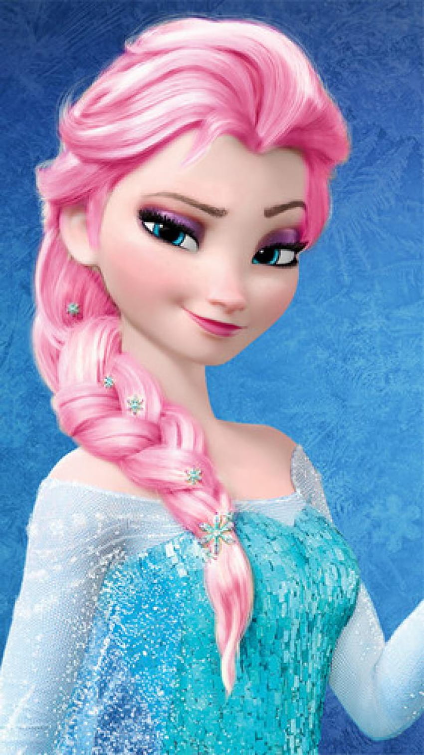 : Frozen, , Elsa, Pink, Hair, Color, , And, Pink Elsa Frozen fondo de pantalla del teléfono