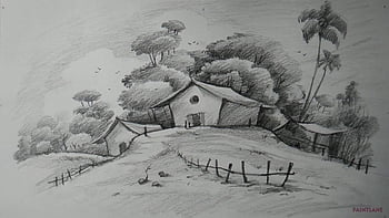 Landscape Scenery Drawing Process Done With - GranNino