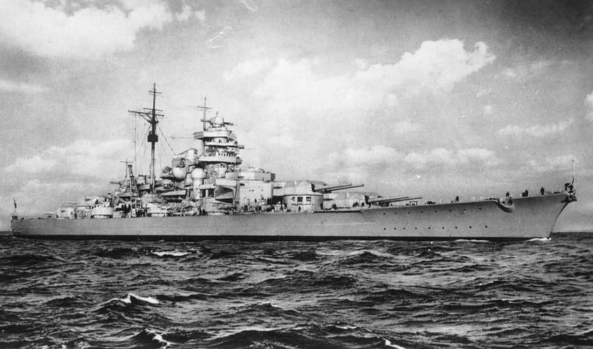 독일 전함 Bismarck [] : WarshipPorn, Bismark WW2 독일어 HD 월페이퍼