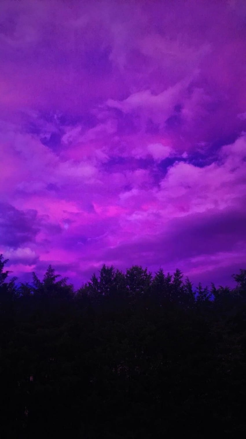 Aesthetic Purple Clouds Background - Novocom.top, Purple Sky Aesthetic HD phone wallpaper
