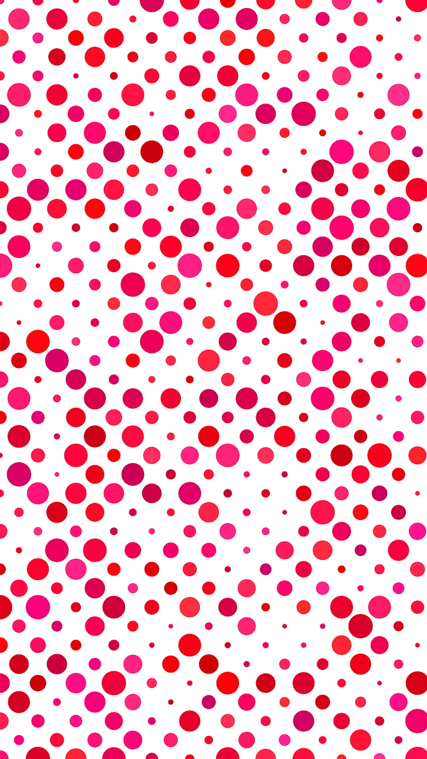Colorful Polka Dot : iPhone, Android,, Red Dot HD phone wallpaper