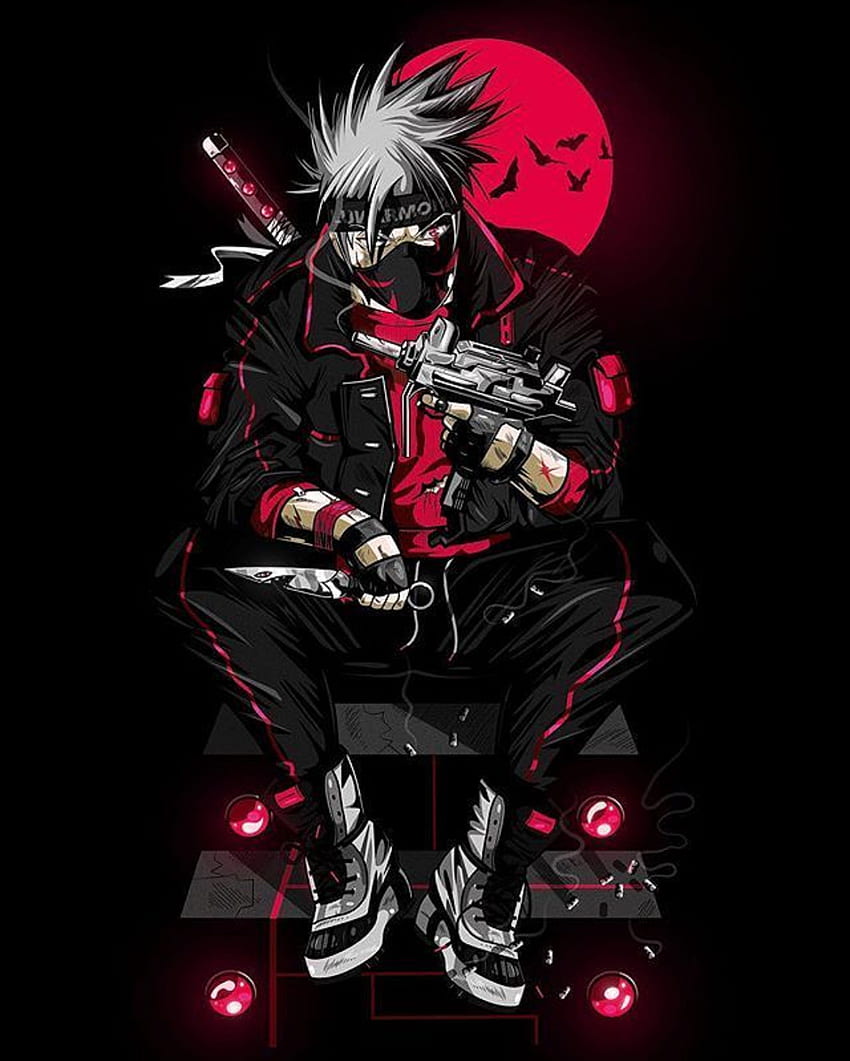 Naruto, (kakashi hatake HD phone wallpaper