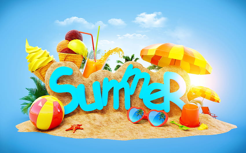 summer holiday wallpaper