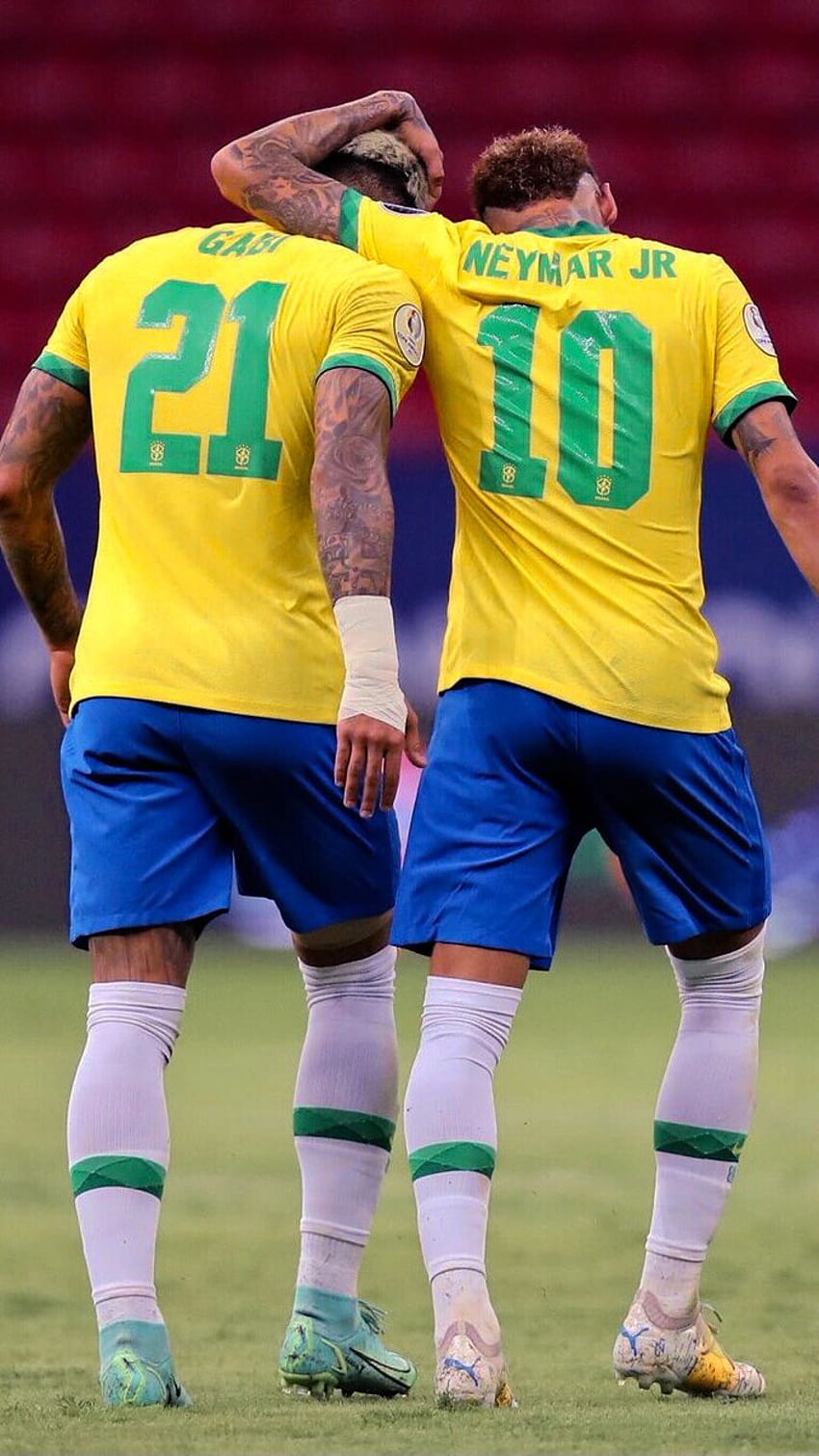 ネイマール・ジュニア's tweet - Neymar e Gabigol HD電話の壁紙