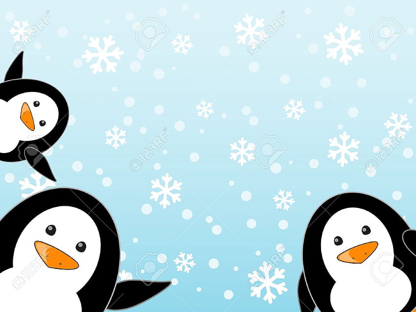 Penguin Family On Winter Background Royalty Clipart Vectors [] for your , Mobile & Tablet. Explore Penguin Background. Penguin , Penguin , Christmas Penguin, Cute Winter Penguin HD wallpaper