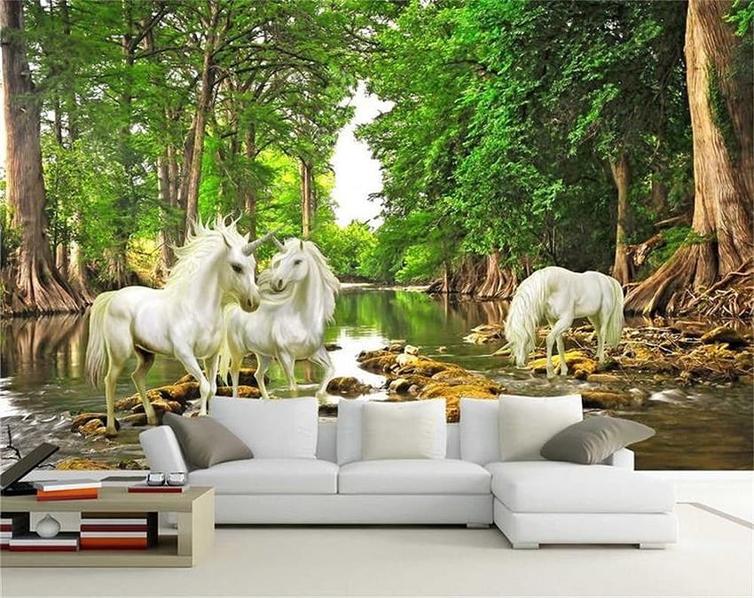 ܅beibehang 3d Custom Mural Alone Wildebeest Dimond Plate 16k Hd