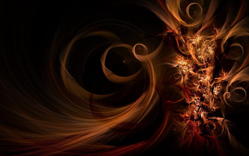 Orange Abstract With Fantasy Light 363254 HD wallpaper | Pxfuel