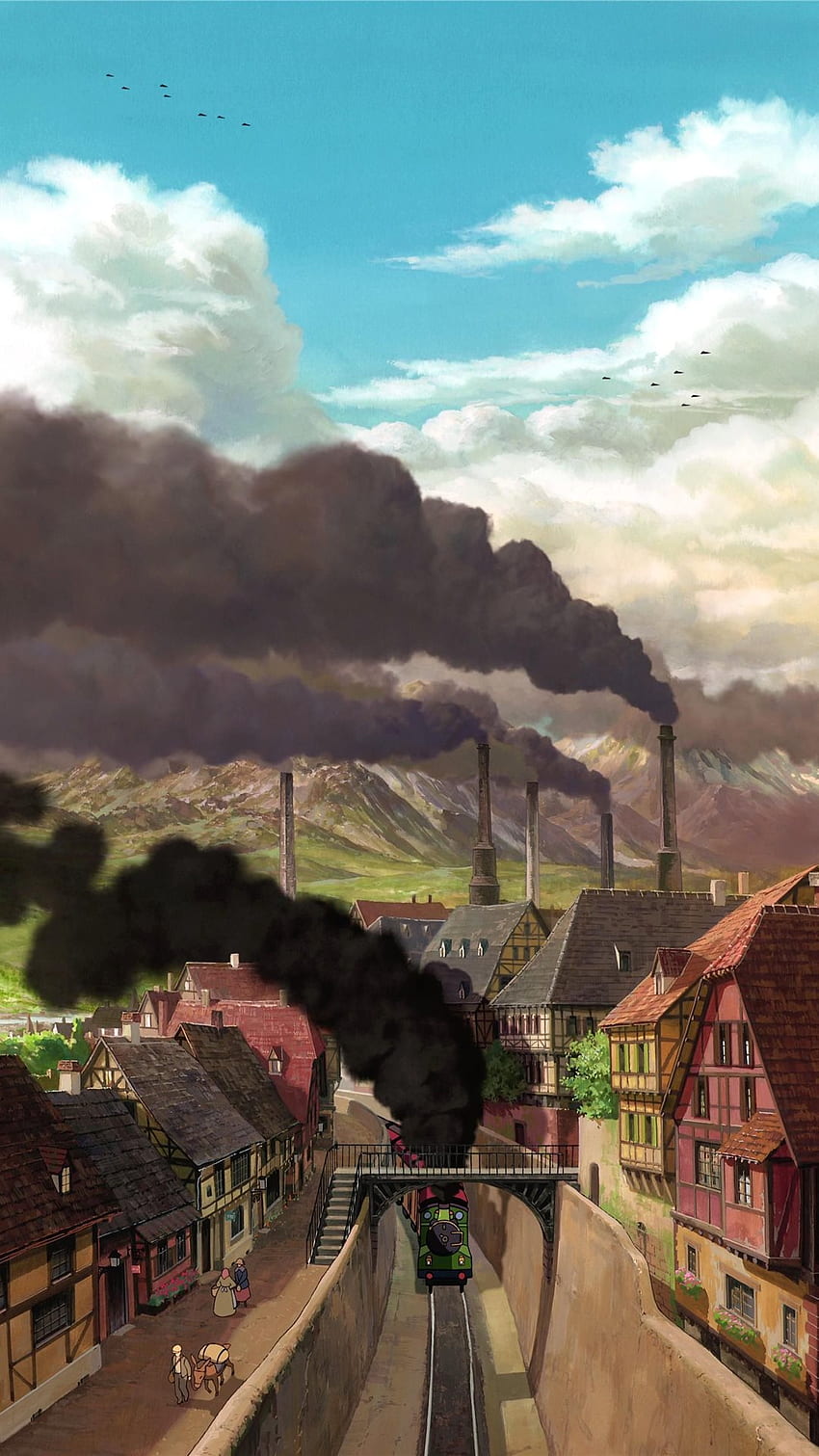 Studio Ghibli Scenery อันดับต้น ๆ ของ Studio Ghibli iPhone SE, Studio Ghibli Nature วอลล์เปเปอร์โทรศัพท์ HD
