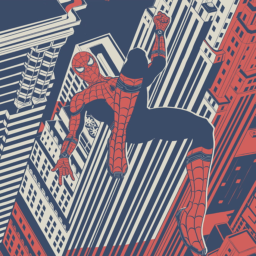 Spiderman Hero Painting Marvel Art, Dark Pop Art HD phone wallpaper