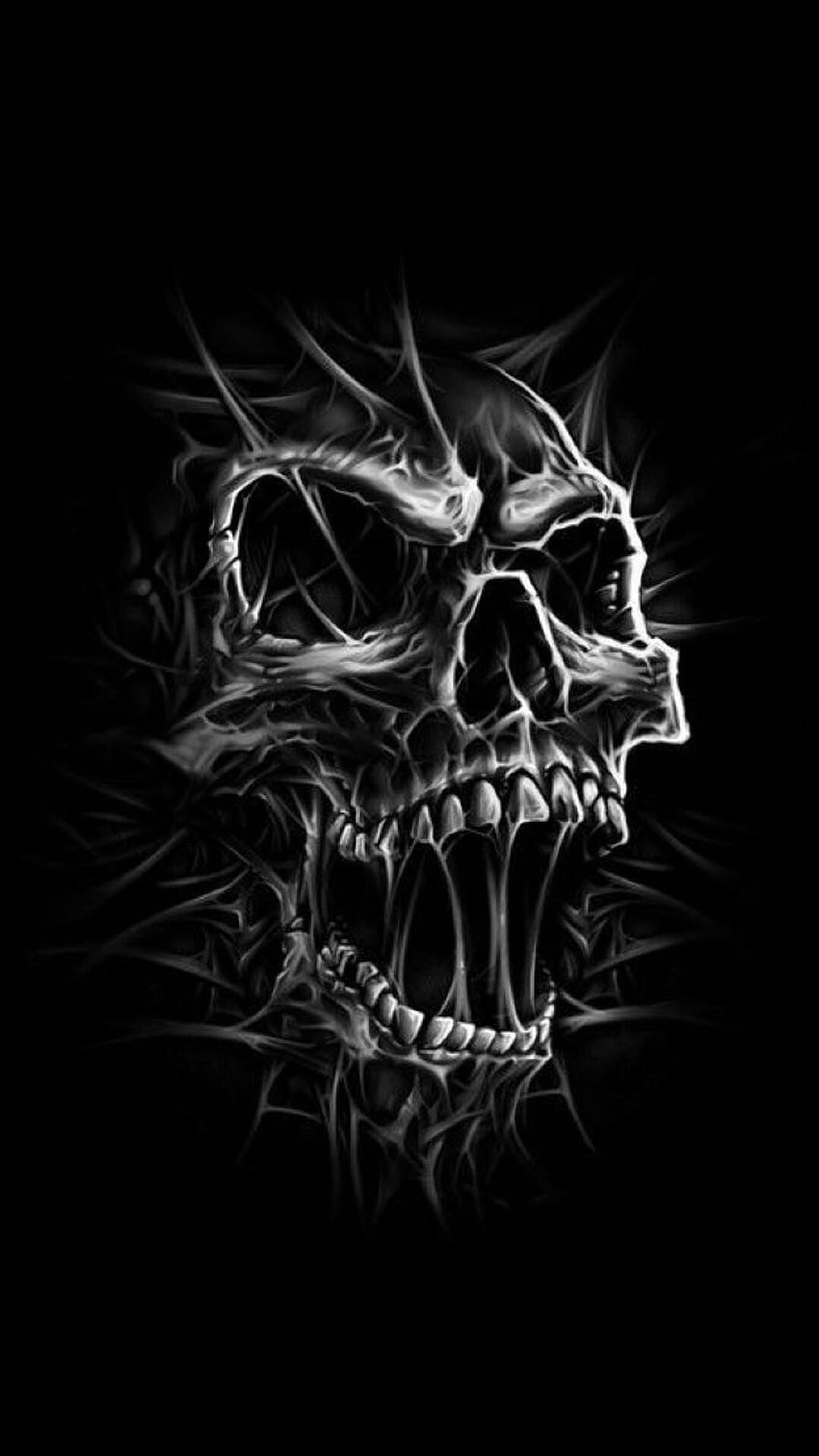 Epic Cool Skull, Bloody Skull HD phone wallpaper