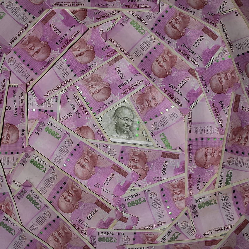 インドの現金、インドの通貨 HD電話の壁紙