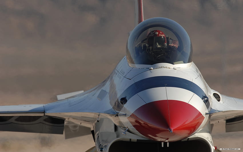 F 16 Thunderbird - Лого Thunderbirds на военновъздушните сили на САЩ - , Thunderbirds са Go HD тапет