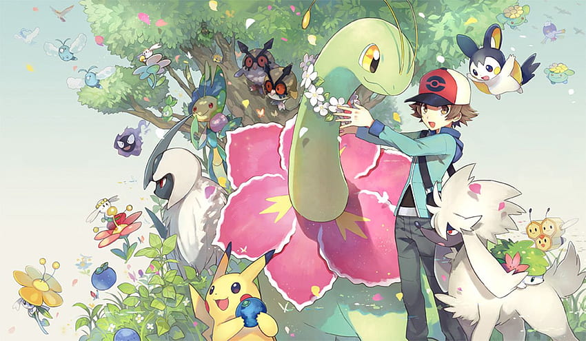 Spring Themed, Pokemon Spring HD wallpaper
