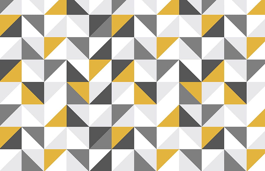 Yellow & Gray Abstract Geometric Mural. Hovia. Geometric , Geometric pattern , Geometric murals, Abstract Geometric Design HD wallpaper