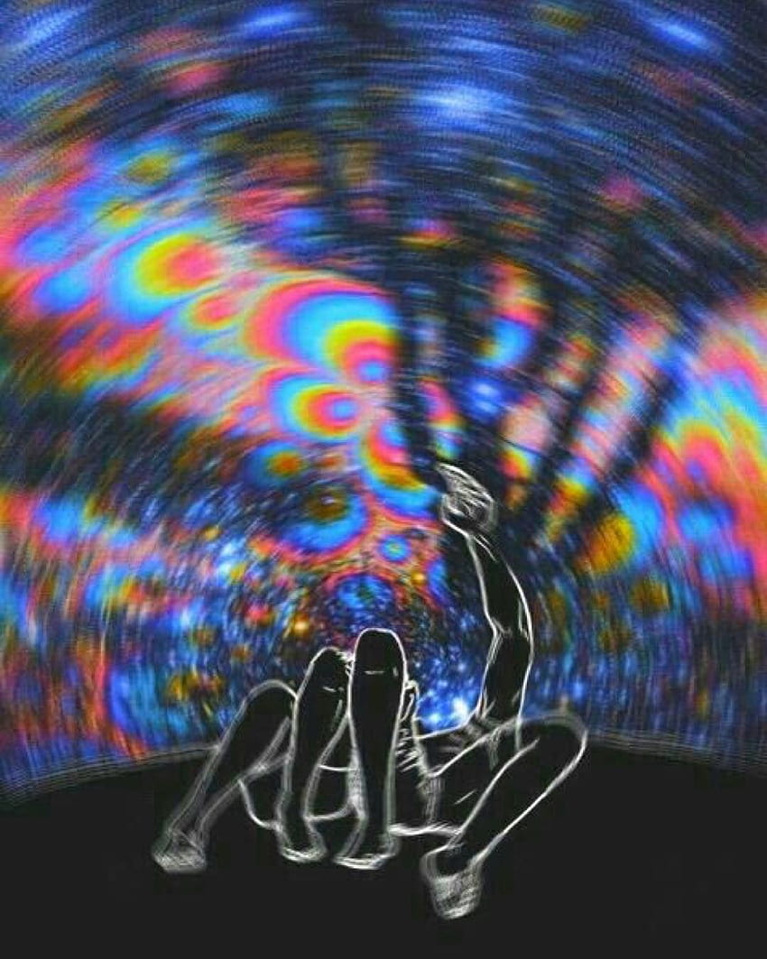 No title. Quotes. Trippy, Psychedelic Art, Psychedelic HD phone wallpaper