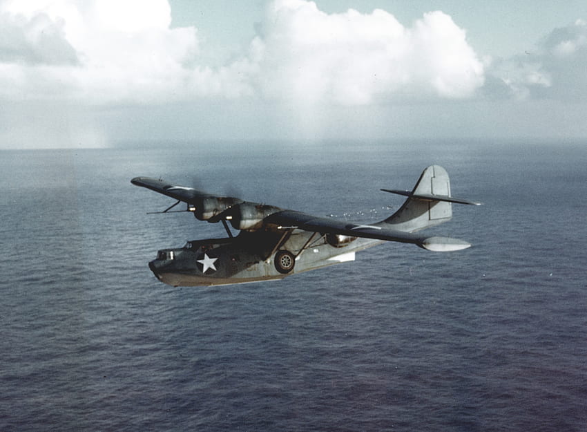 PBY Catalina, PBY, Catalina, WWII, Sea plane HD wallpaper