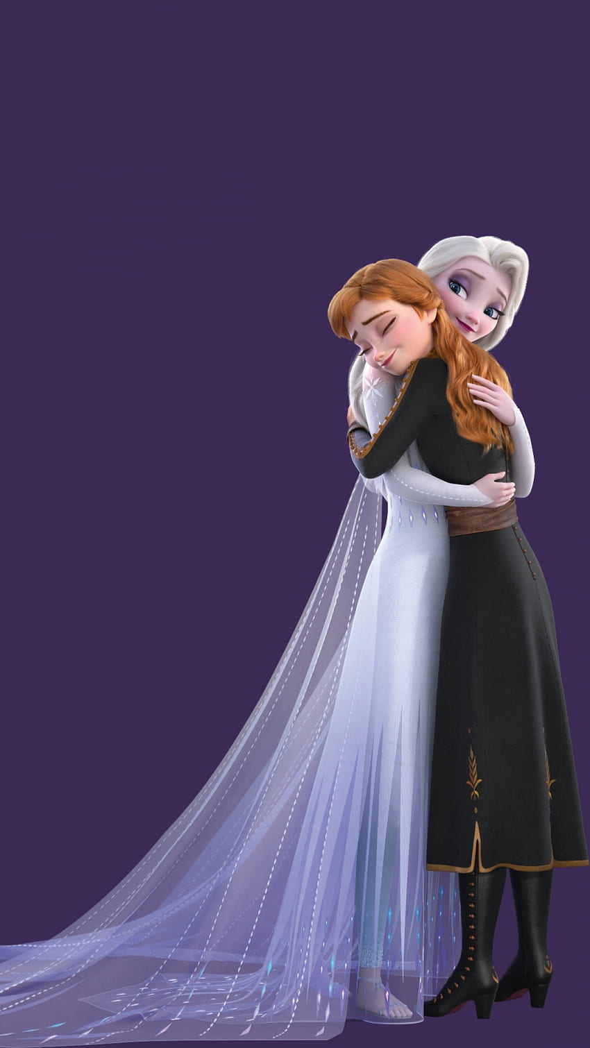 Fagyasztott, 2 Elsa Megölelte Anna T. Disney Princess Elsa, Disney Princess , Beku wallpaper ponsel HD