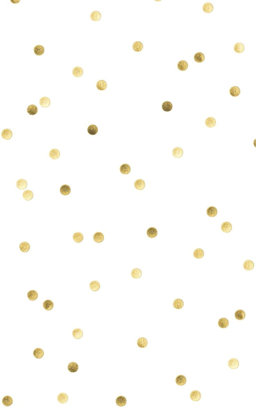 Polka Dot Background - PowerPoint Background for PowerPoint Templates, Gold Dots HD phone wallpaper
