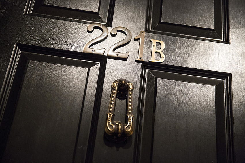 숫자 221b가 있는 문은 Sherlock - 221b Baker Street에서 볼 수 있습니다. HD 월페이퍼