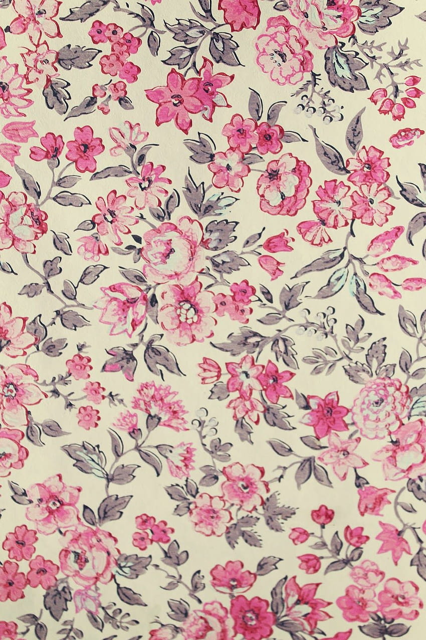 Floral Background. Floral, Victorian Flower HD phone wallpaper