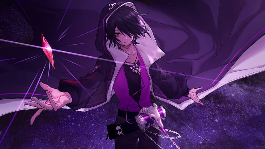 Violet Anime Boy, Anime Boy Gaming Fond d'écran HD