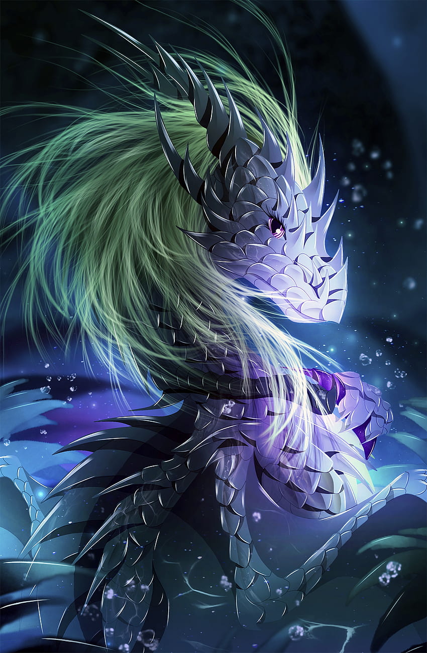 Art, Mane, Dragon, Being, Creature, Scales, Scale HD phone wallpaper