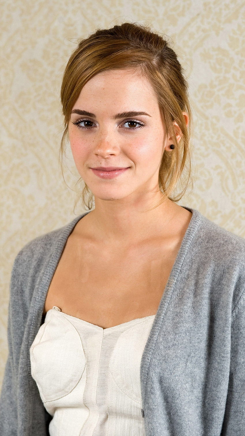 Emma Watson, modelka, hollywoodzka aktorka Tapeta na telefon HD
