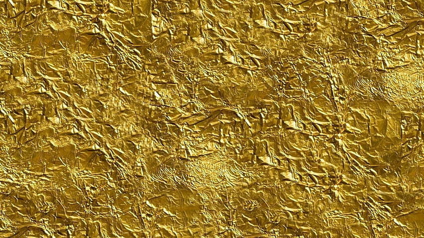 Gold Foil Background - PowerPoint Background for PowerPoint Templates, Leaf Texture HD wallpaper