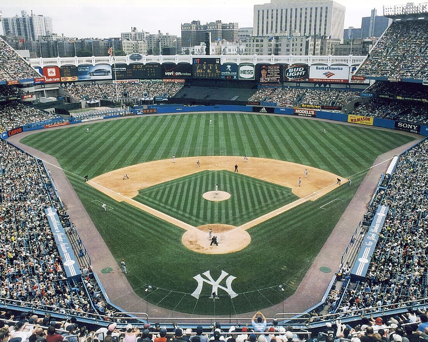 Lega americana Mlb. Vecchio Yankee Stadium Yankees Sfondo HD
